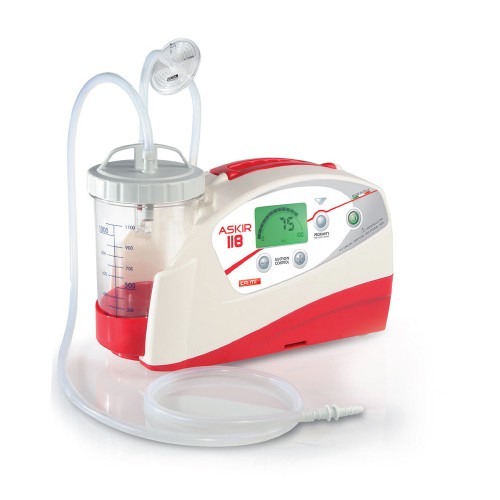 Αναρρόφηση New Askir 118 Emergency, 26Lt /min (Ρεύματος - Μπαταρίας Λιθίου)image